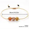 Pulseras de encanto brazalete de cristal para mujeres para mujeres sean usted mismo alivio de la ansiedad