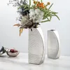 Vasos Modern Metal Luxo Minimalista Ikebana Nórdico Design Sala de estar Jarrones decorivos decoração de casa WZ50HP