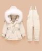 Vêtements de vêtements Veste en manteau Kids Kildler Jumpsuit Baby Girl Garçons Vêtements d'hiver tenue Suise Suise 2 PCS Ensembles de vêtements LJ24158911