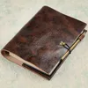 A6/A5/A4ORGINAL EURNISCHE Lederreisende Notebook Diary Journal Planer Multifunktions Handgefertigte Geschäfte angepasst