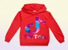 Spaccata di primavera per l'autunno per big boy ragazza vestito di moda bambini con cappuccio con cappuccio con cappuccio di cotone kid tik tok casual sport t shi261n3306730