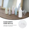 Liquid Soap Dispenser 4 PCS Small Bottle Foaming Filling Pump Travel Clear Shampoo