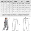 Weitbeinhosen für Frauen Fleece ausgekleidete Jogginghosen gerade unten Allmath Allmath Fitness Jogger Reisen Basic 240412