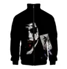 Joker Joaquin Phoenix 3d Stand de estampado Chaqueta con cremallera Womenmen Streetwear Chaqueta de béisbol de béisbol Halloween Cosplay Costume6535055