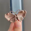 Hoogwaardige email geschilderde vlinderbroches voor vrouwen unisex fashionversatile elegant insect dierenbroche kantoorfeest sieraden