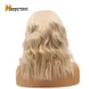 2024 nova euriço de moda euriço de moda 13x4 Peruca frontal de renda curta cachos de renda sintética Frete grátis de alta qualidade Glueiess Curly Wigs curta