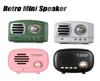 Retro Mini Portable Bluetooth Speaker Subwoofer Heavy Bass Multimedia Radio U disk TF FM Hands For iPhone 11 Samsung huawei5485265