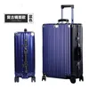 Aluminum travel suitcase, vintage suitcase Spinnel WheelTSA Lock 20-29 inch boarding suitcase, large-sized family luggage