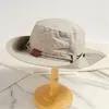 Boinas de chapéu de secagem rápida Camping dobrável Pescador para caminhada de pesca masculina