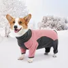 Vêtements pour chiens transfrontaliers grands vêtements hiver à quatre pattes à quatre pattes coton-padded