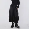 メンズパンツ2024春/夏の女性の服カジュアルバッド型山本スタイル幅の広いレッグダークブルマ
