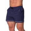 Byxor män som kör sport shorts gym fitness träning träning sportkläder manliga korta byxor knä längd strand sport tröjor bottnar