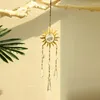 Garden Decorations Crystal Suncatcher Rainbow Catcher Prism Wind Chimes Hanging Pendant Indoor Window Car Outdoor Decoration