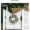 Fiori decorativi Purpler Flower Ghirth Artificial Summer for Dor Door Farmhouse Wedding Garden interno e decorazioni all'aperto