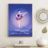 Abstrakcyjny balet z inspirującymi zwrotami plakat malowanie płótna malowanie sztuki ściennej Zdjęcia