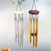 Decorative Figurines Relaxation Wind Chime Pendant Aluminum Tube For Garden Patio Decor Soothing Melody Outdoor Bell Birthday