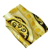 FashionFamous Style 100 Silk Suchves For Woman and Men Solid Color Gold Black Neck Print Soft Fashion Shawl Women Silk Scarf Squ5021899