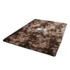 Mattor Mysigt area matta mjukt fluffigt tie-dye modernt icke-halkmaskin tvättbar golvmatta för rum sovrum barn antislip