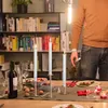 6PCS LED RED CANDLE LIGHTS REMOTE CONTROL電気雰囲気の電気雰囲気のランプバッテリーは、誕生日パーティー用品のために再利用可能です240412