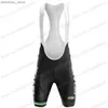 Cykeltröja uppsättningar 2023 Brasilien Cykeltröja White Green Set Brazilian National Team Cycling Clothing Men Road Bike Shirt Suit Bycc Bib Shorts L48