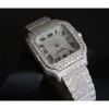 Luxe die er volledig uitziet, bekijk Iced Iced For Men Woman Top vakmanschap uniek en dure Mosang Diamond 1 1 5a horloges voor hiphop industrieel luxueuze 3108