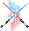 Toy 2 Pieces Sound Lightsaber Cosplay Props Kids Double Light Saber Toy Sword for Boys Christmas Gifts79444649546033