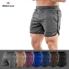 Shorts executando shorts masculinos de fitness de fitness de fitness masculino Treinamento de basquete fino Seção de praia Pantalones Corttos Deportivo Hombre