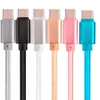 2024 Nouveau mise à niveau de câbles USB à haute vitesse Type C à C Adaptateur de charge Données Sync Ligne de téléphone Métal 0,48 mm Épaisseur Chargeur tressé fort