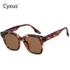 Cyxus New Fashion Sunglasses Square Frame UV Protection de protection Nuances pour femmes hommes non polarisés Sénots en plein air Brand Original Global Voices Global