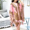 Scarves V-neck Shawl Scarf Boho One Size Beach Cover Up Chiffon Swimwear Kaftan Top Summer