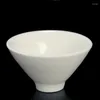 Tassen Untertassen weiße Porzellan Tee Tasse Master Zen Keramik Single kleine besondere Geschenke Bambus Hut