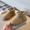 Designer Kids Toddler Classic Ultra Mini Boots Snow Boot Women Men Fur Sheepskin Tasman Tazz Chestnut Sand Mustard Seed Beige Driftwood Australian Winter Ankel 22-35