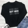 Designer dames hoodies sweatshirts hete herfst en winter dames moeders day boy boy ma brief bedrukte ronde nek hoodie