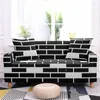 Couvoirs de chaise 1/2/3/4 Seater Multicolor Brick Pattern SOFA élastique COUVERTURE AUTOL-INCLUSIVE COVER POUR LA DÉCOR HOME SOI