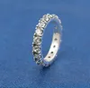 925 Sterling Silver Sparkling Row Eternity Band Rings Fit P Jewelry Engagement Wedding Lovers Fashion Ring for Women3096823