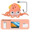 Animali elettrici/RC Childrens Escape Escape Octopus Crampe Toy Baby Baby Pet Music Education Educazione Natale Regalo Childrens Toyl2404