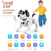 ANIMALI ELETTRICI/RC RC Robot Dog del cane da passeggio elettronico Electronic Intelligent Touch Remote Control Piet Dog Toys Toys Toys Boys and Girls Giftsl2404