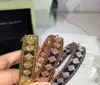 & Arpels Tennis fashion Bangle official website the same style Four leaf clover kaleidoscope bracelet Gold for Women Girls Valentine's Jewelry men designer8744621