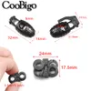 20pcs Cord Lock Lock Stopper a levetta molla Paracord Clip Clip Class Accessori per la scarpa da scarpe da tiro sportivo.