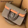 Luxury Women Crossbody Bag 7a Halzans äkta läder handgjorda kohud shouqq500j