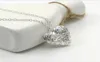 Colares de pingentes de medalhão esculpindo o colar de coração oco, amantes de molduras, joias de prata para colar de casamento de noiva5639358