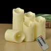 Flameless Candles Light 1Pcs LED Lights with Timer Remote Control Smooth Flickering Candle Battery Operated 240412