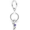 Belangrijkste ringen 100 stijlen Silver Color Exquisite Charm Keychains For Women Handtas auto ornamenten accessoires merk Key ringen feest cadeau sieraden 240412