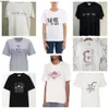 T-shirts masculins Designer Men T-shirt Paris Polo Femmes Love Letter T-shirt Fashion broderie Couple à manches courtes High Street Loose Round Round Neck Tee Shorts