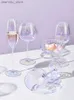 Vinglas Dream Dream Dazzlin Crystal Lass Oblet Red Wine Lass Cup Champane Lass Set Home Premium Wine Lass Crystal Rainbow Lass L49