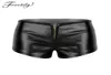 Faux Leather Shorts Women pants Front Zipper White Black Low Waist Shorts Female Sexy Bandage Mini Women Shorts Buttoms Y2006236853183