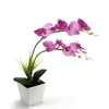装飾的な花9鉛ランライトプラスチックポットライト人工植物