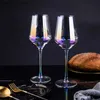 Kieliszki do wina luksusowe czerwone wino zbiór kubek galwaniczny kolorowy bez ołowiu kryształowy kryształowy wilet przyjęcie urodzinowe ifts narzędzie Bar49