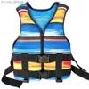 Life Vest Buoy Neoprene childrens swimming vest boys and girls life jacket swimming vest flotation equipment swimsuit training assistanceQ240412