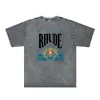 Rhude Brand T Shirts Mens Designer T Shirts Womens Trendy Fashion Summer Chouss Zrh019 Double Lion Crownが洗浄